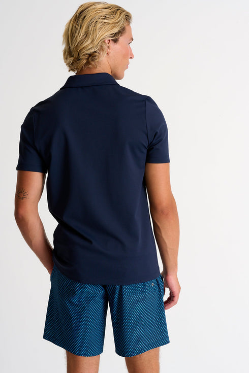 Shan Actuel Textured Jersey Polo - 62513-47-590